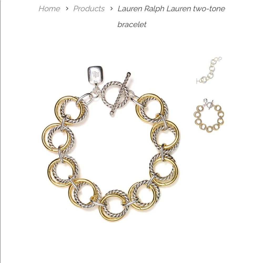Ralph Lauren Two Tone Bracelet - Picture 2 of 5